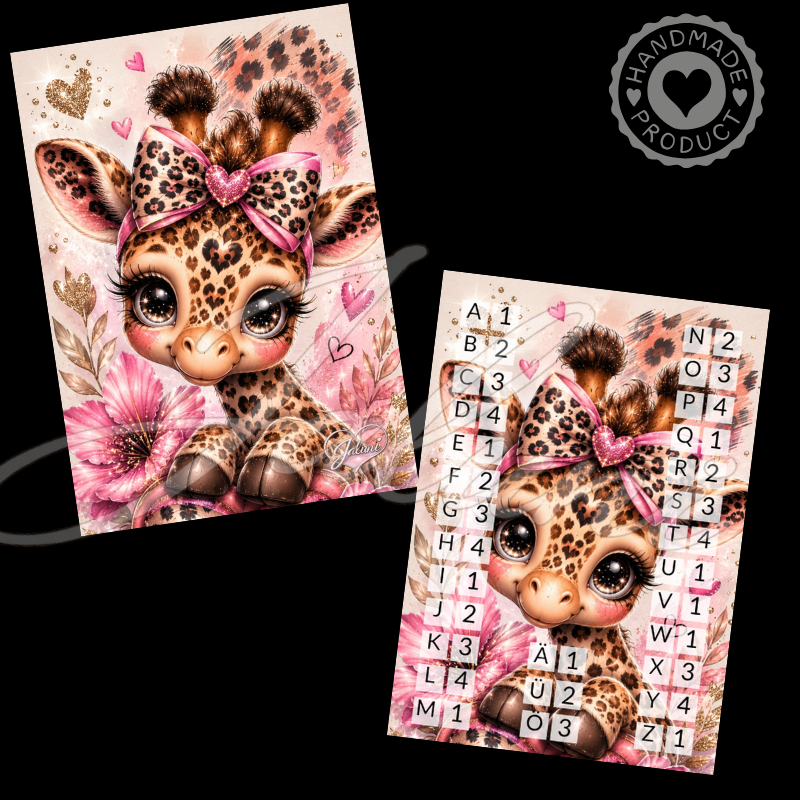 Abc Karte Giraffe