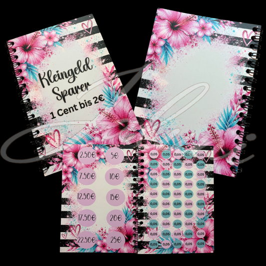 Kleingeld Sparer Blume